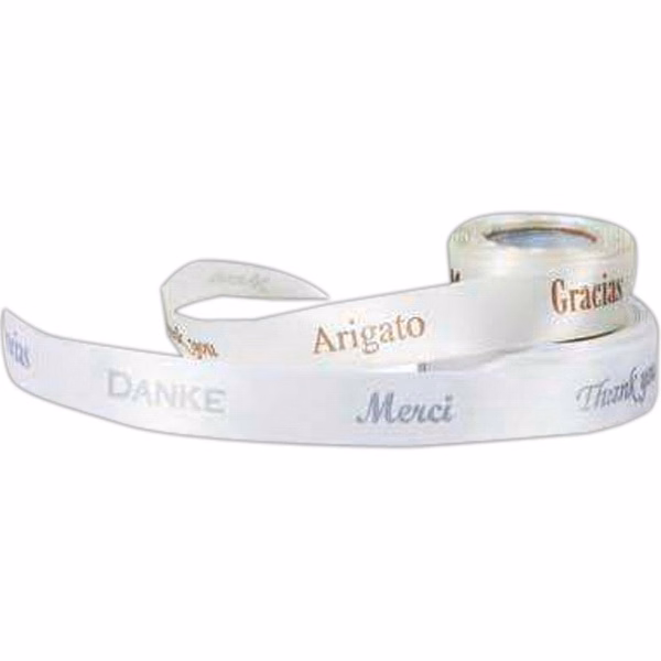 Satin Thank You Ribbon