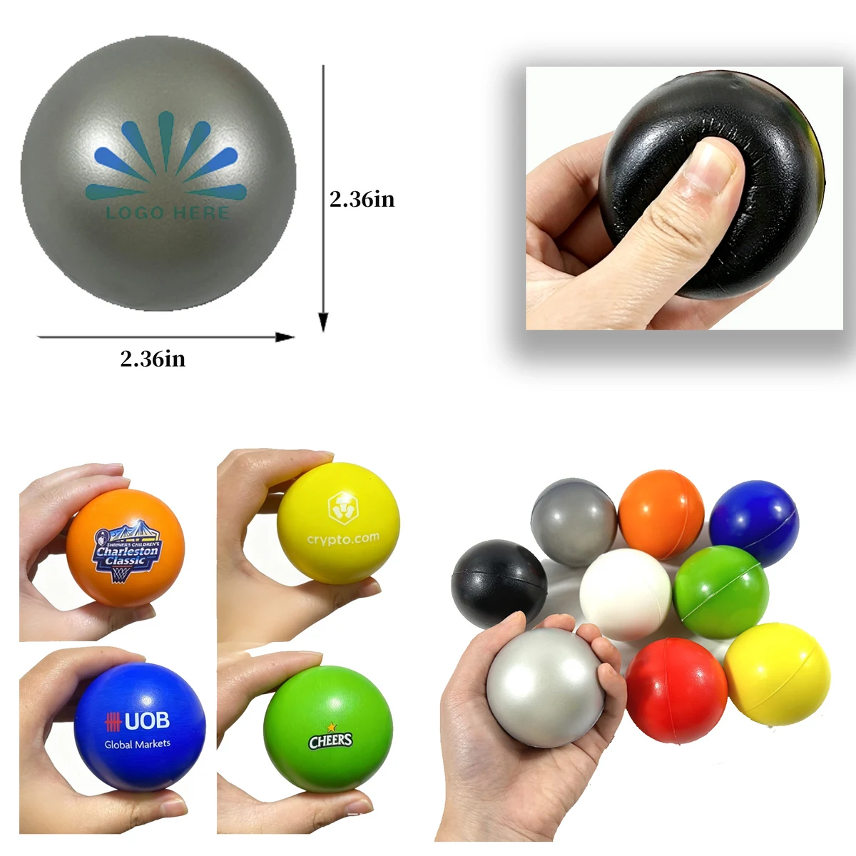 Stress Relief Squeeze Bouncy Ball 1