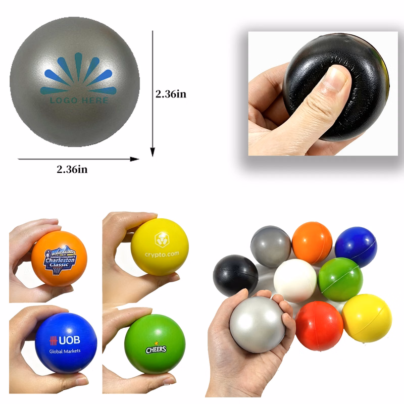 Stress Relief Squeeze Bouncy Ball