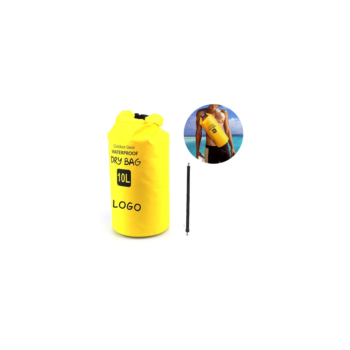 Waterproof Beach Bag Dry Bag 10L 1