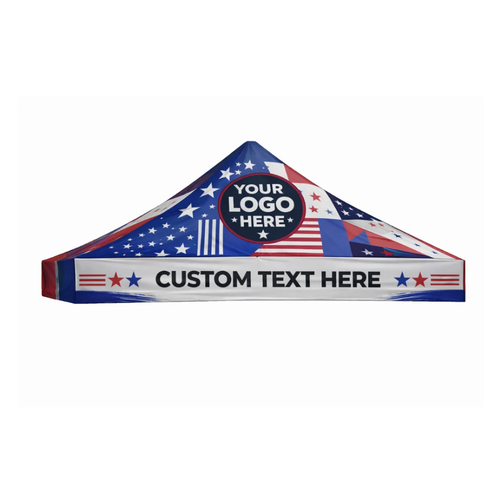 Tent Top Fabric Replacement 8x8 Full Graphics 1