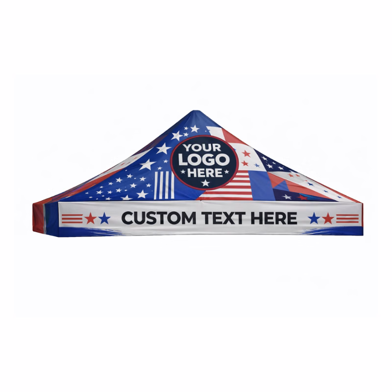 Tent Top Fabric Replacement 8x8 Full Graphics