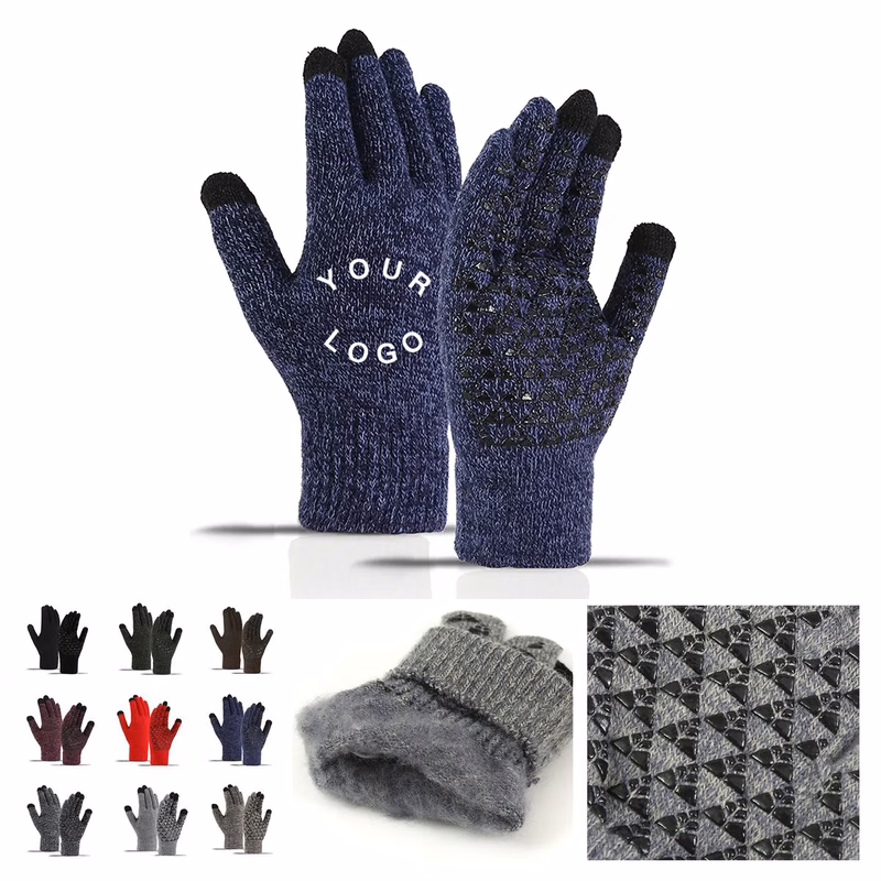 Durable Touchscreen Knit Gloves for Daily Wear