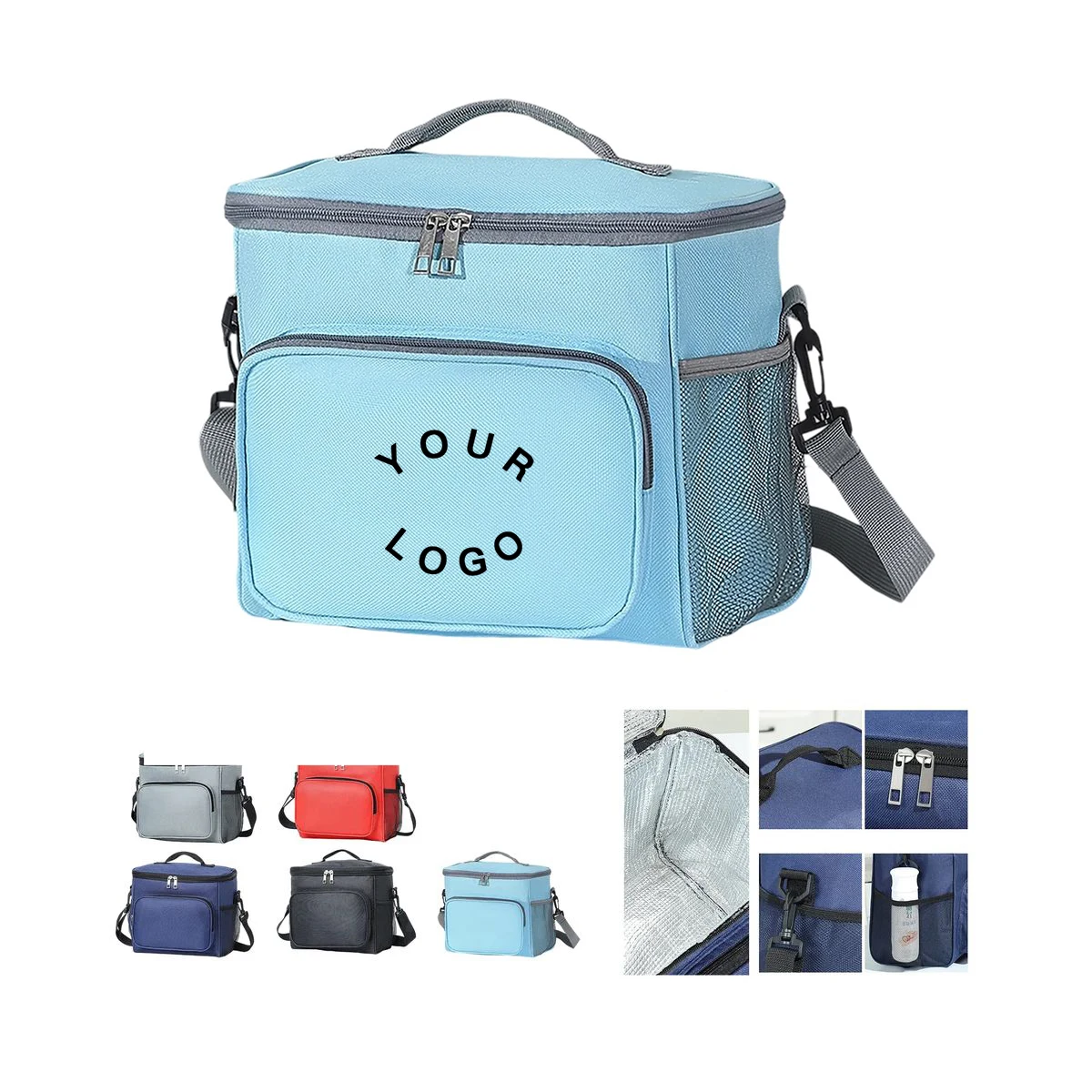 Compact Oxford Picnic Bag with Adjustable Carry Strap 1