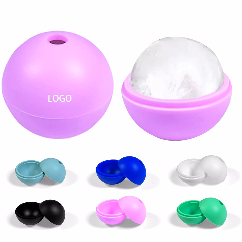 Silicone Round Ice Cube Molds