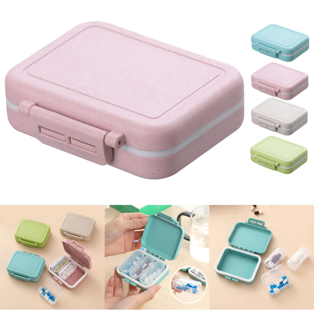 Small Pill Organizer Box 1