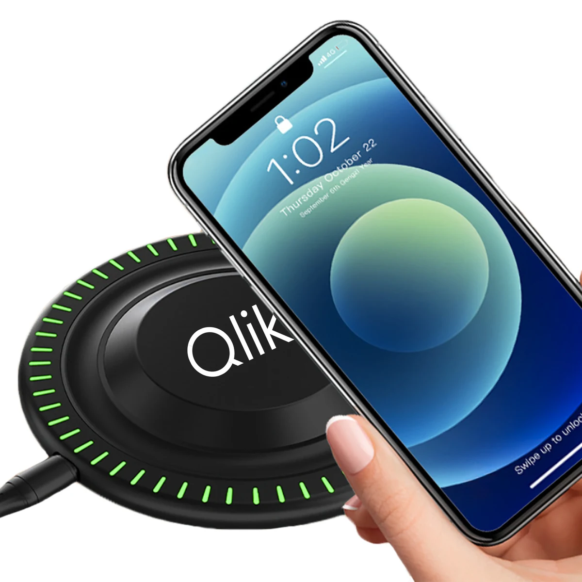 15W Fast Charging Wireless Light-Up Charging Pad 1