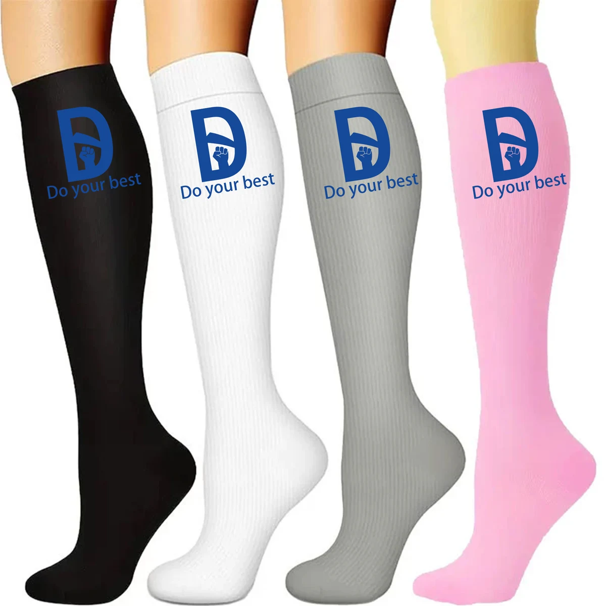 Knee High Compression Socks for Running,Hiking 1