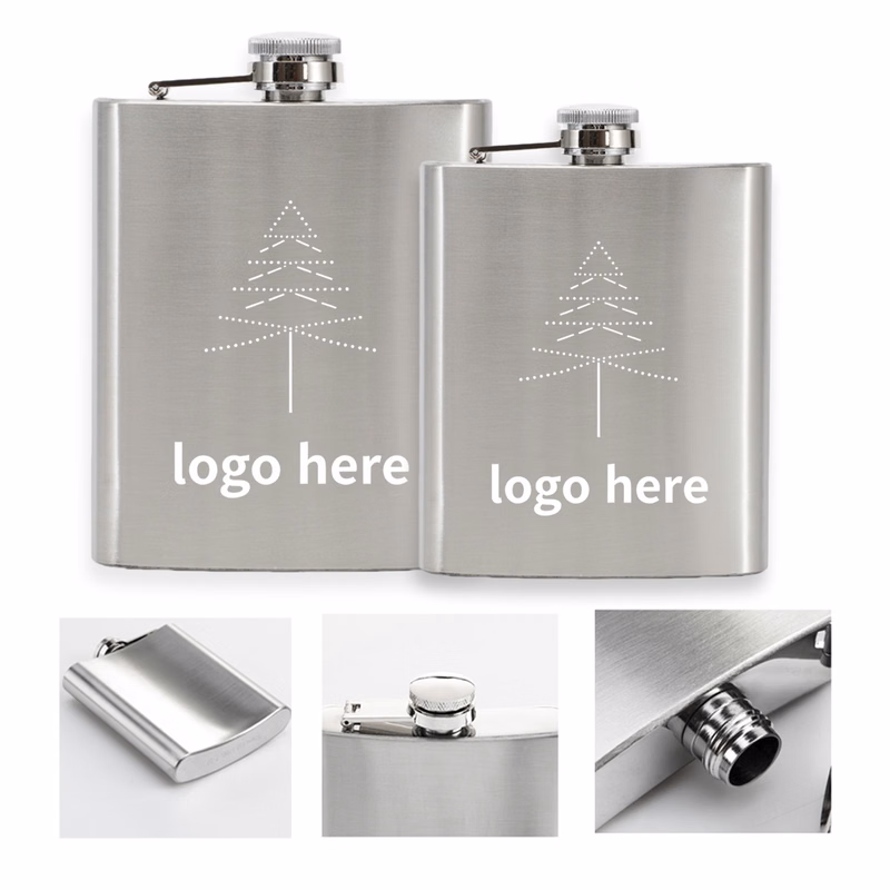 8 Ounce 304 SS Portable Flask