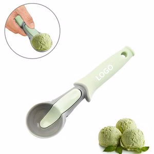 Solid Plastic Ice Cream Scoop And Measuring Spoon