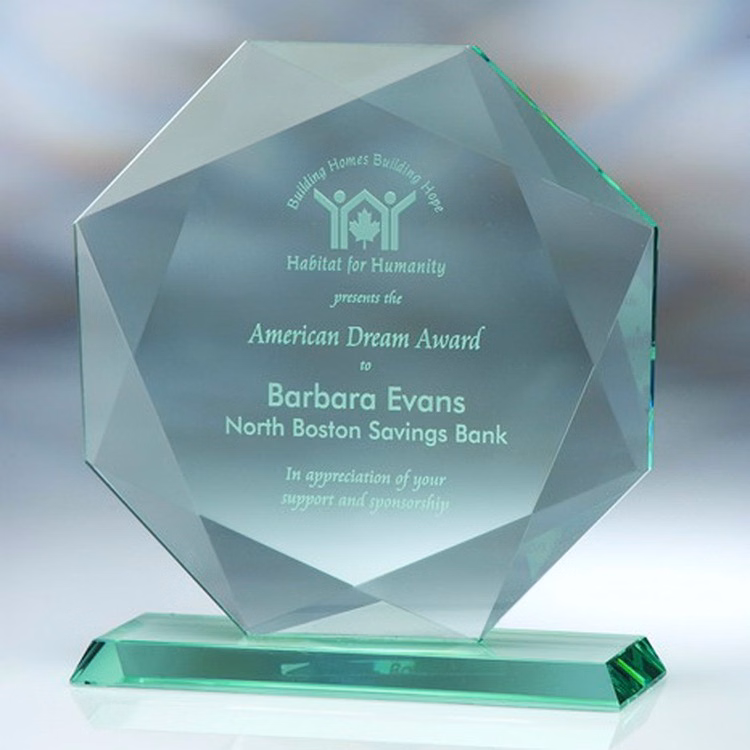 6-3/4" Award- Awards, Trophy-Diamond_D312GA