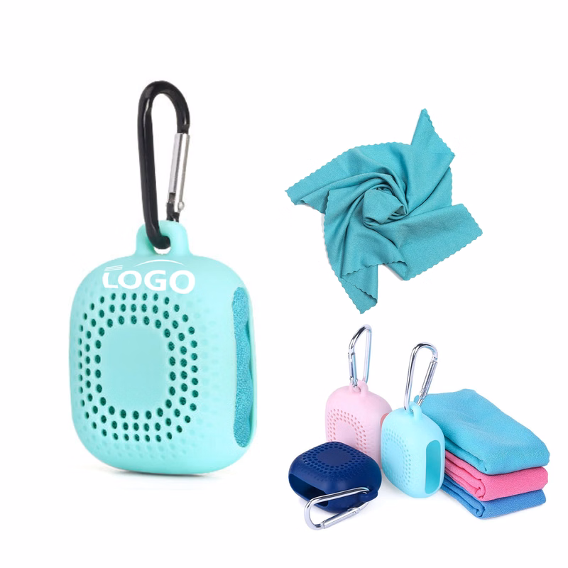 Quick Dry Microfiber Towel with Carabiner Clip