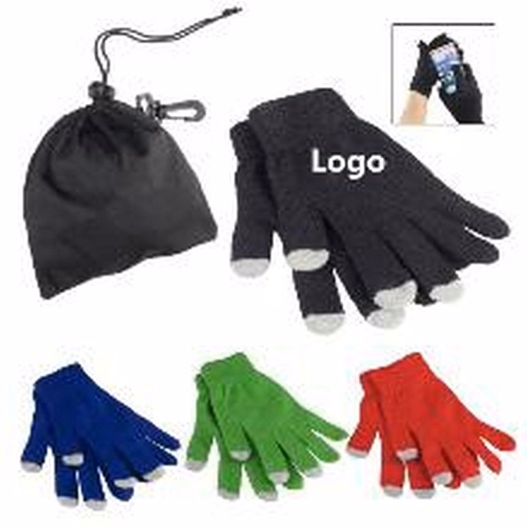 Touch Screen Gloves in Pouch