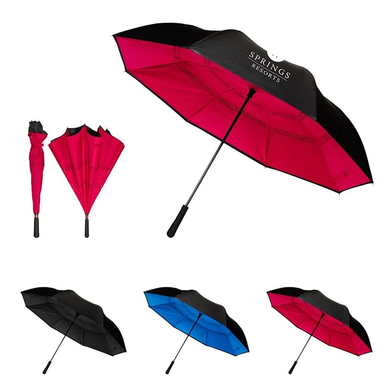 54" Pongee Inversion Umbrella 1