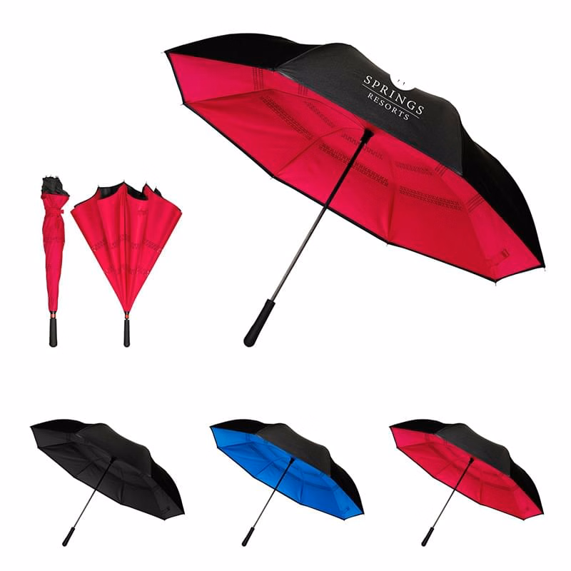 54" Pongee Inversion Umbrella
