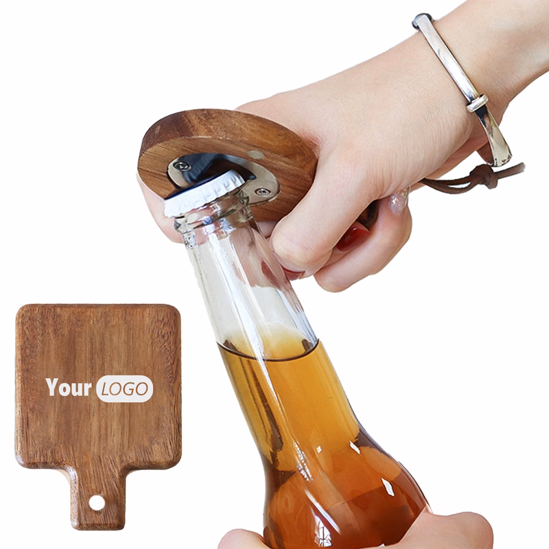 Wooden Rustic Bottle Opener