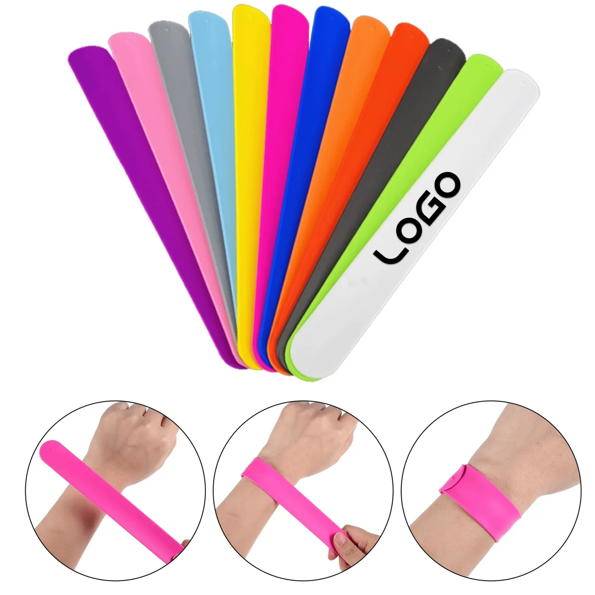 Flexible Silicone Snap Band For Events 1