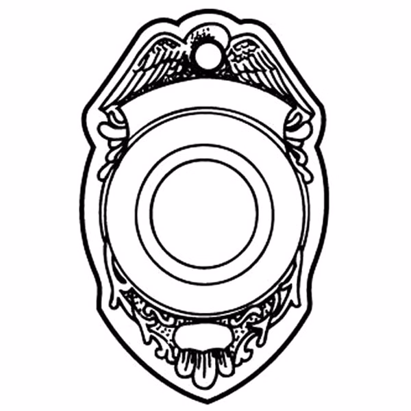 Shield 1 Key Tag - Spot Color