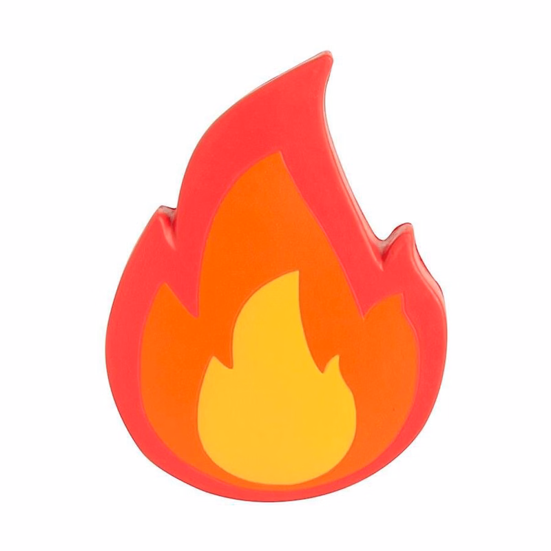 Flame Shape PU Decompressor