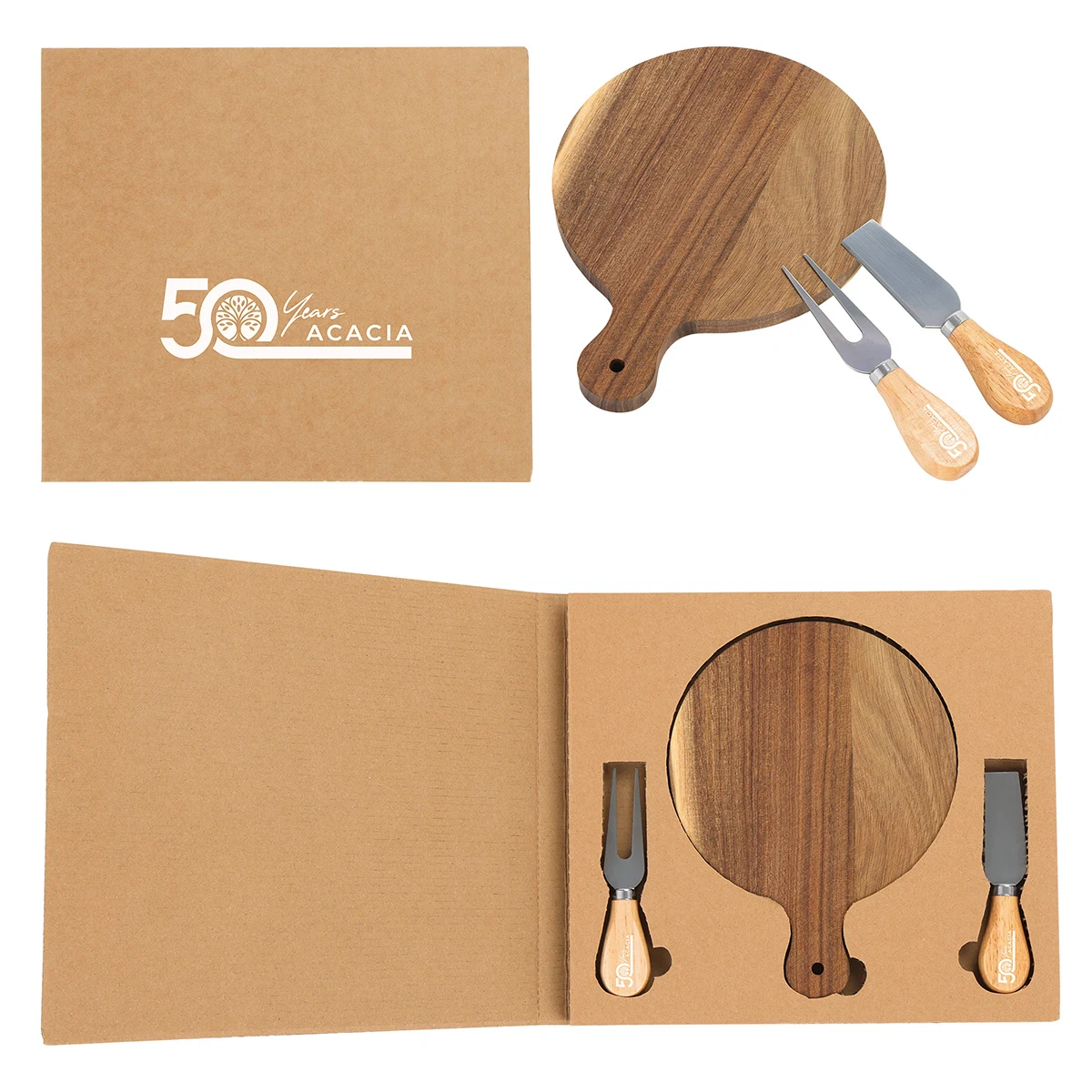 Monterey Cheese Board with Cutlery Set 1
