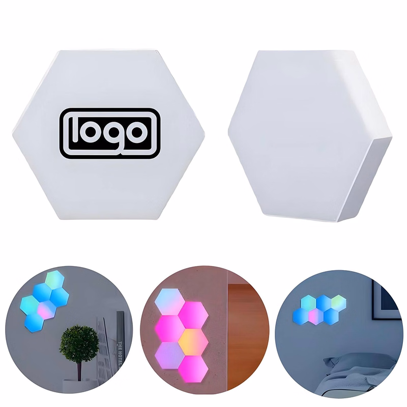 6 Pack Color Changing Led Hexagon Tile Panels Set