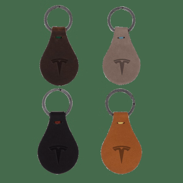 Pearl Leather Keychain