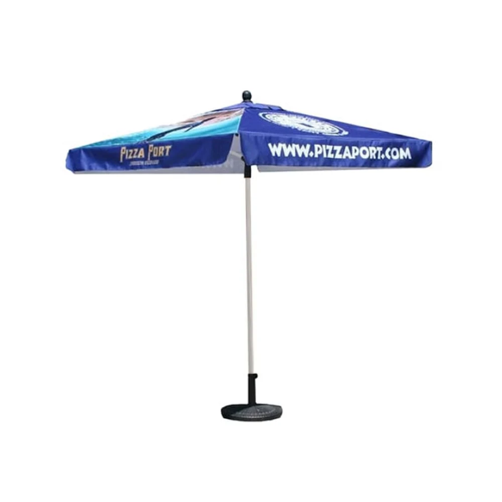 Solanto™ Premium Square Market Umbrellas 9', Full Color Print 1