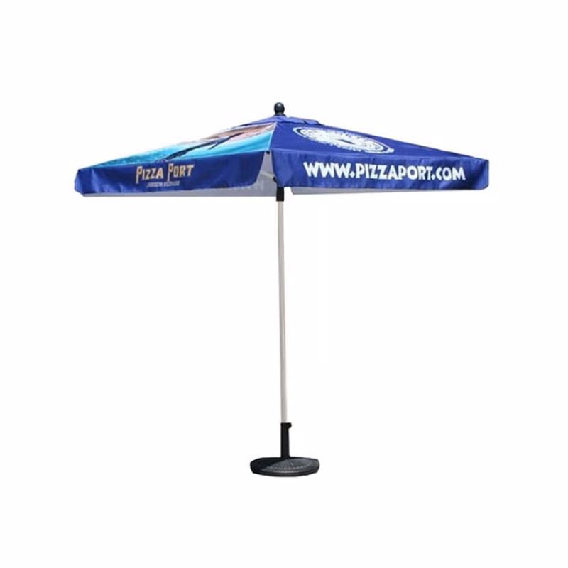 Solanto™ Premium Square Market Umbrellas 9', Full Color Print
