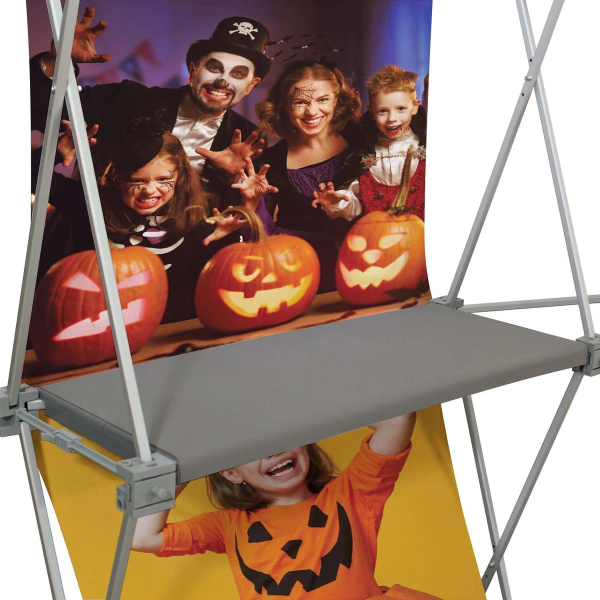 Deluxe GeoMetrix Gray Shelf 1