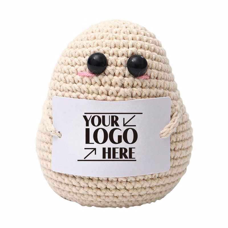 Potato Card Knitted Doll