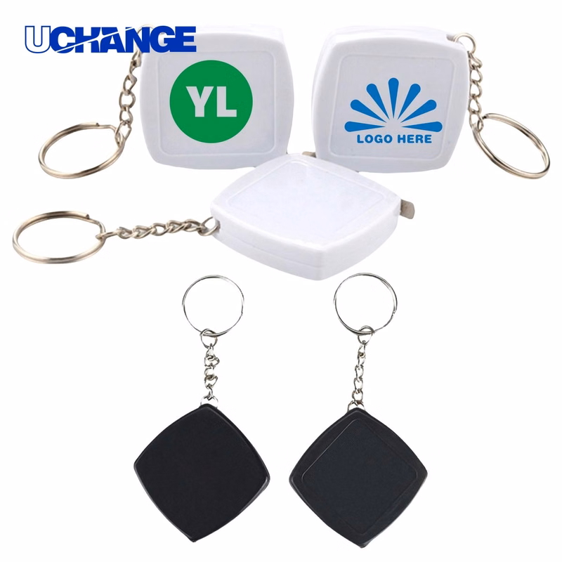 PVC Mini Tape Measure Keychain