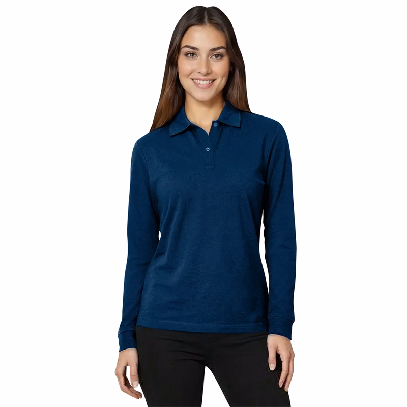 Ladies' Soft Touch L/S Pique Polo