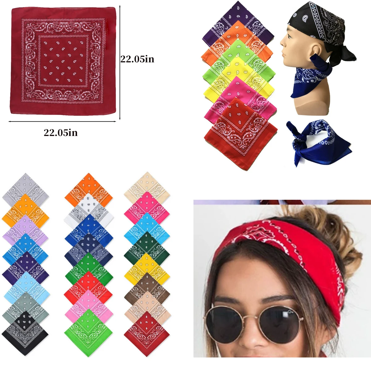 Outdoor Riding Paisley Bandana 1