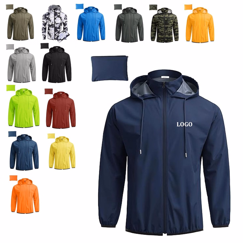 Packable Lightweight Rain Jacket