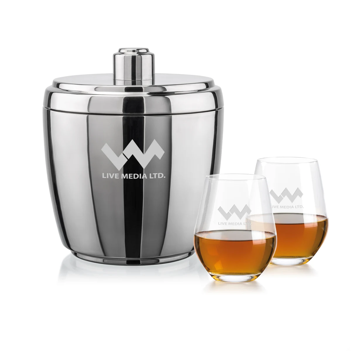 Pescara Ice Bucket & Graydon On-the-Rocks Set 1