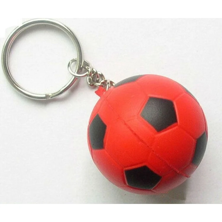 Soccer Ball Stress Reliever Key Holder 1