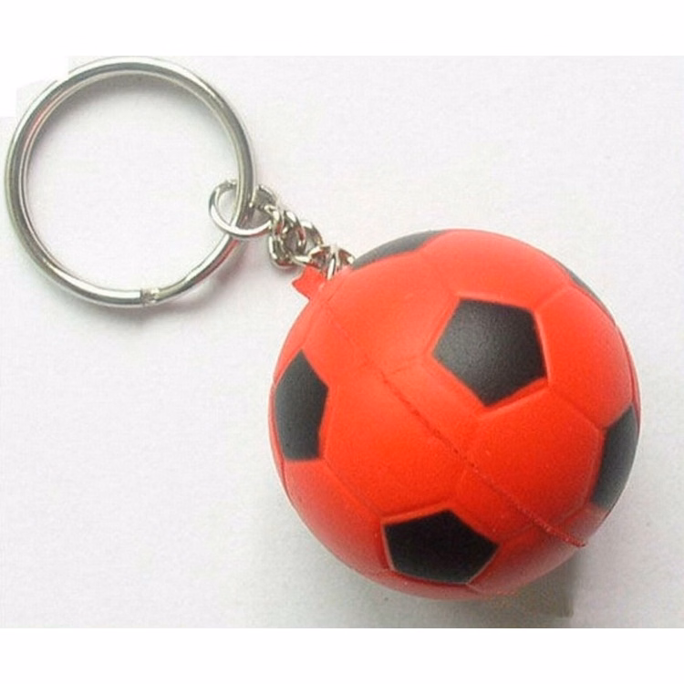 Soccer Ball Stress Reliever Key Holder
