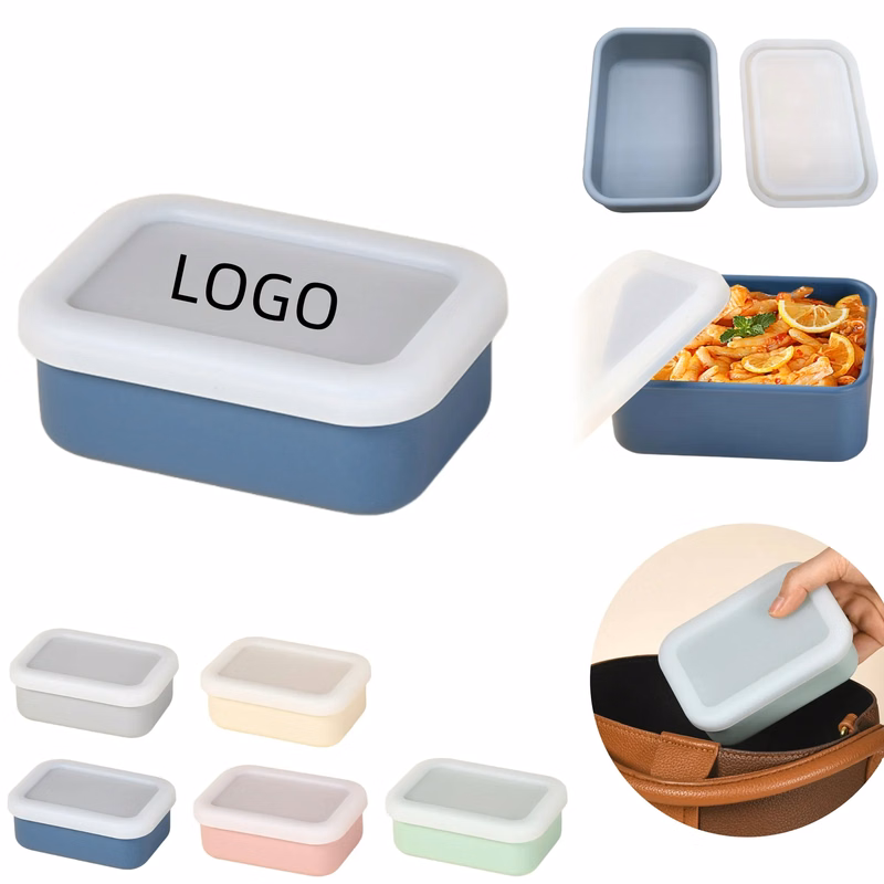 8oz Silicone Food Container Bento Lunch Box