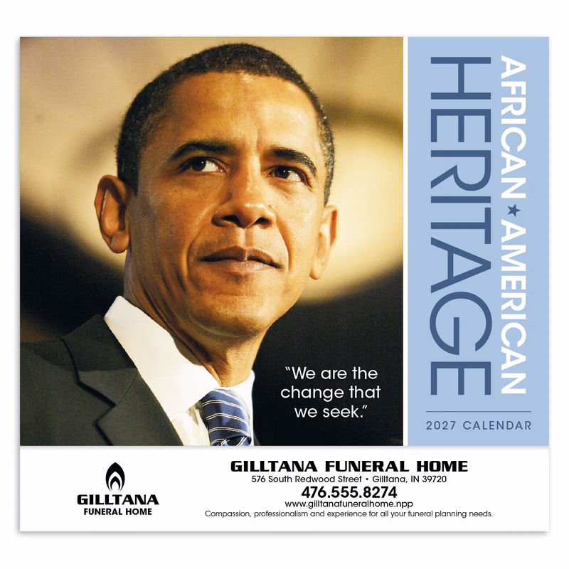 Triumph® Calendars African-American Heritage Barack Obama Calendar