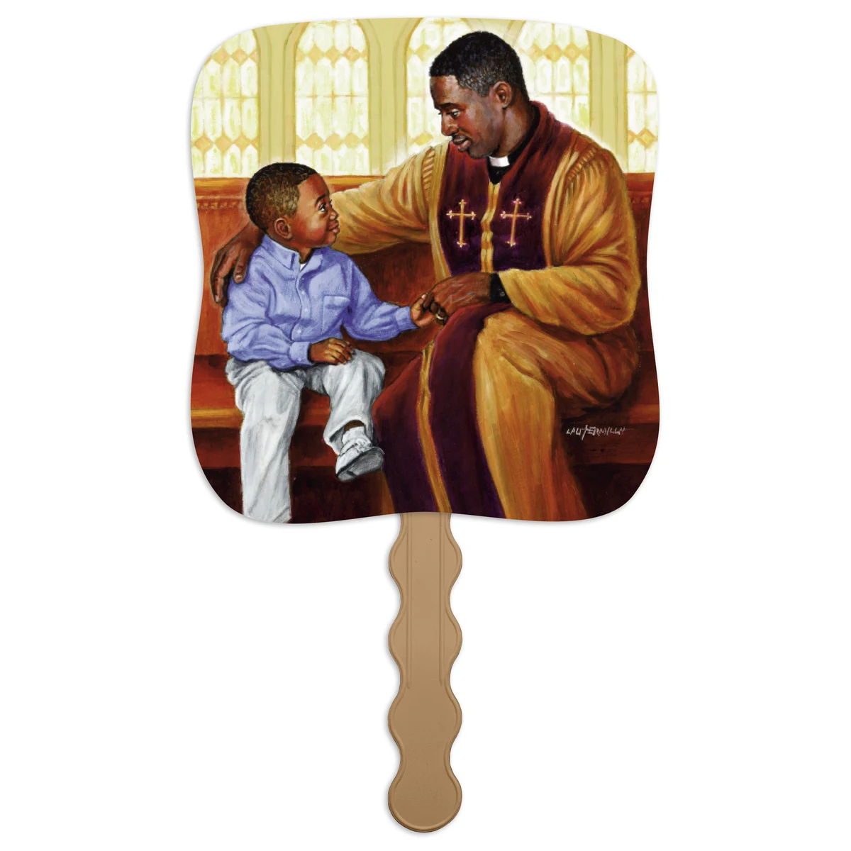 Skinner & Kennedy® Spiritual Guidance - Pictorial Fan 1