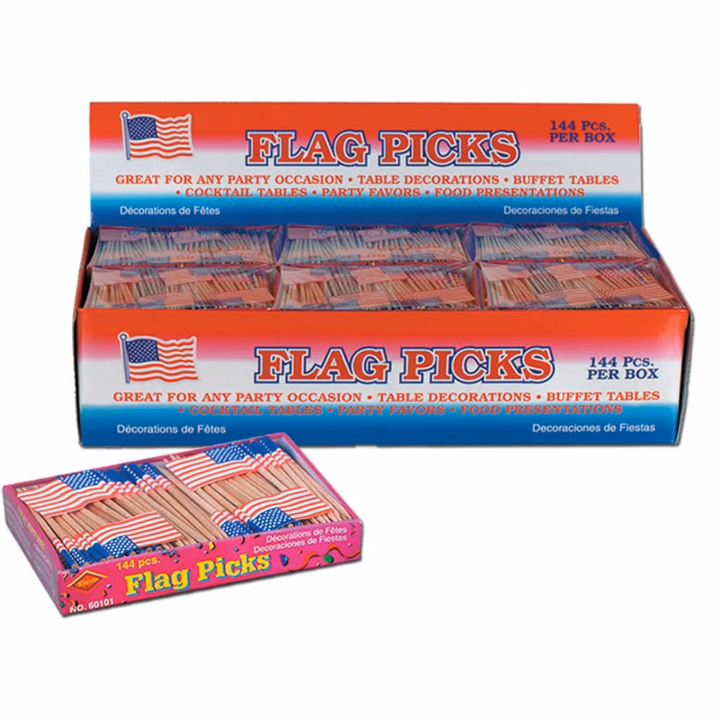 USA Flag Picks - 2"