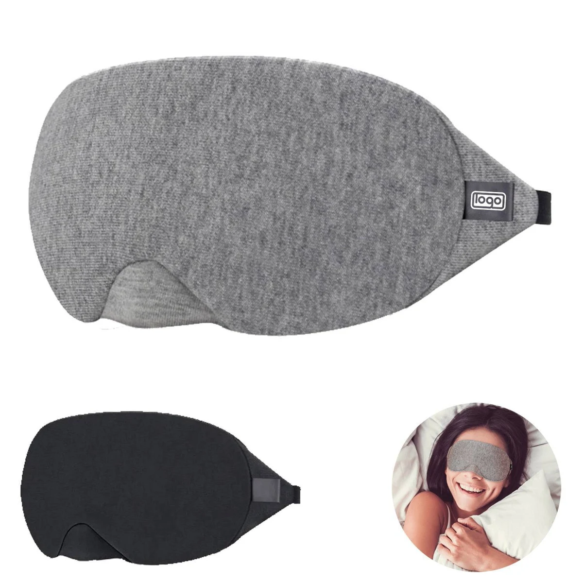 Comfortable Light Blocking Cotton Sleep Mask 1