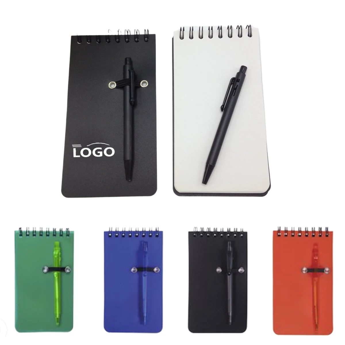MOQ100 Mini Spiral Notebook With PP Cover 1