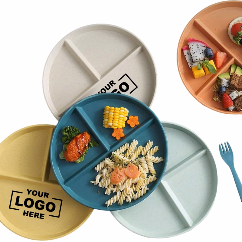 8.66" Divided Plate Children Tableware