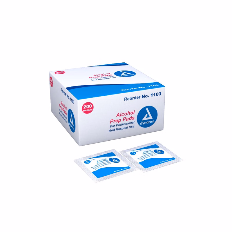 Alcohol Prep Pads - 200 Individually Packaged per Box