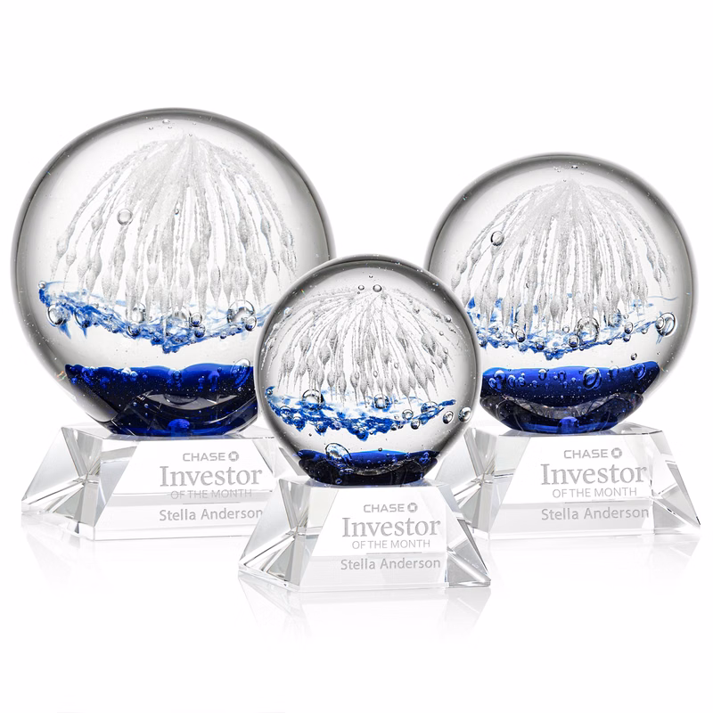 Starburst Award on Sheffield Base - Clear