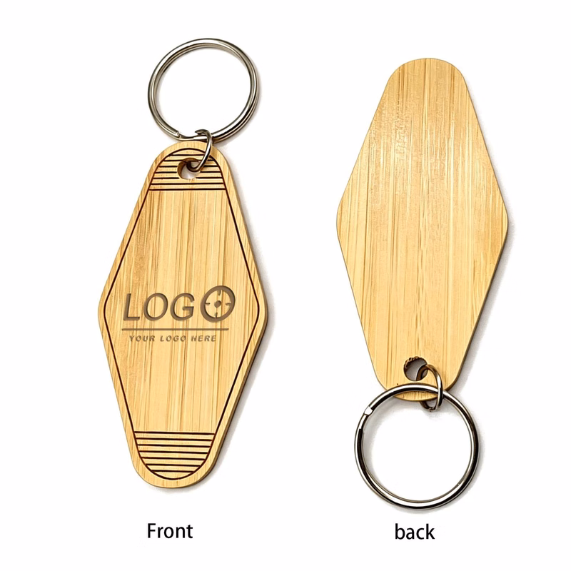 Custom Wooden Motel Key Tag