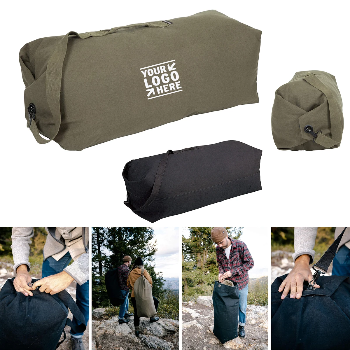 Stansport Deluxe Duffel Bag With Shoulder Strap 1