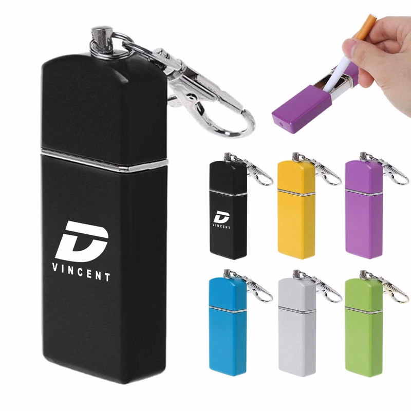 Portable Mini Metal Keychain Ashtray