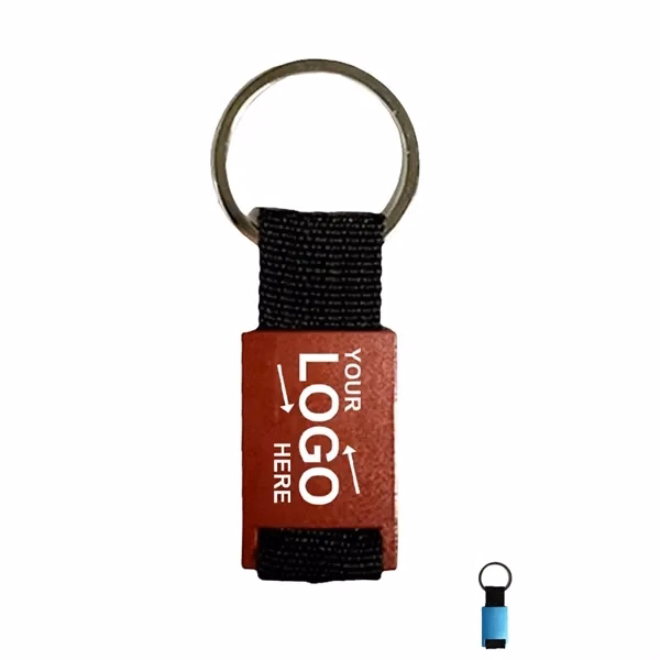 Custom Nylon Webbing Zinc Alloy Keychain Clip — Professional Tactical Key Ring